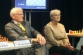 Vice- Chairman of Conwy County Council, Peter Lewis and his wife before the Opening ceremony