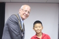 Winner of the British Under 10 Championship, Ethan Cheung